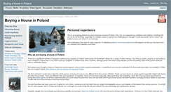 Desktop Screenshot of buyinghousepoland.co.uk